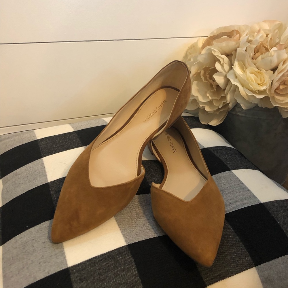Marc Fisher Genuine Suede Flats